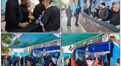 یک ایران در سوگ رهبر شهید/ خدمت‌رسانی بانک تجارت در آیین وداع با رهبر شهید امت در شهر قم