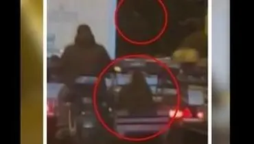 سرقت عجیب گوسفندان از کامیون در حال حرکت!/ویدیو 