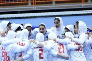 دختران هندبال ایران بر بام آسیا