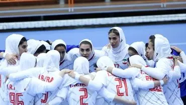 دختران هندبال ایران بر بام آسیا