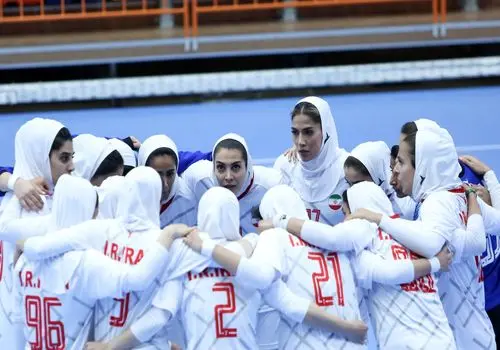 دختران هندبال ایران بر بام آسیا