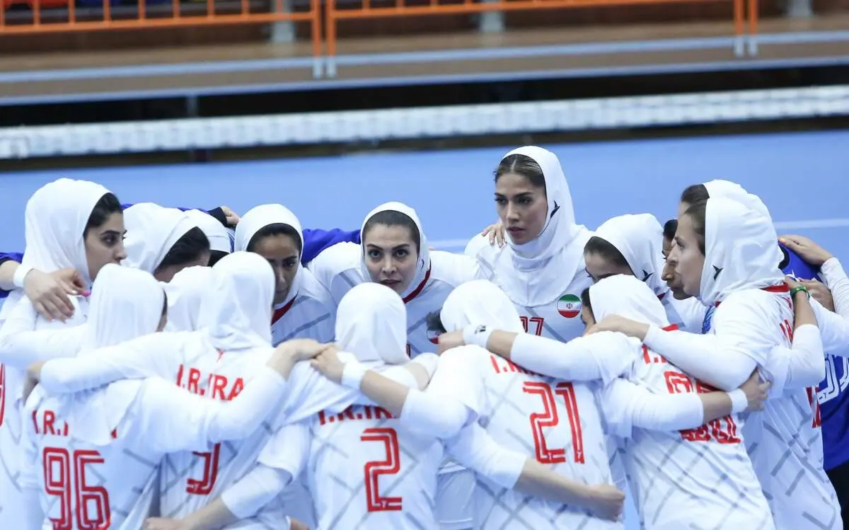 دختران هندبال ایران بر بام آسیا