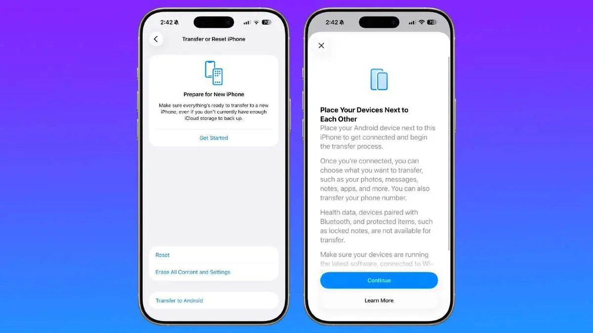 قابلیت جدید اپل و گوگل؛ جابه‌جایی اطلاعات تنها با نزدیک کردن دو گوشی