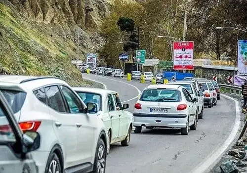 جاده چالوس یک طرفه شد 