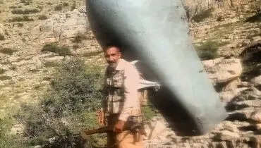 مرد روستایی لر این بار با شکار هرمس از کوه برگشت