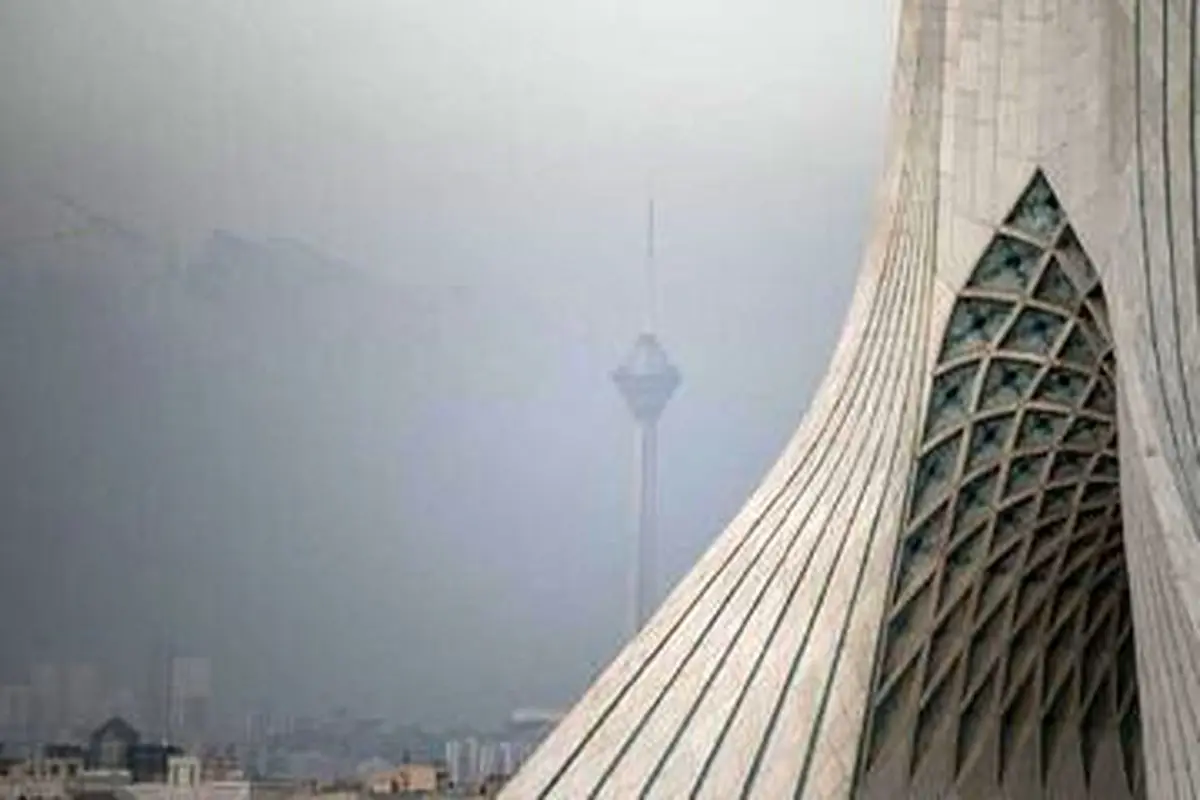 
هوای تهران نارنجی شد
