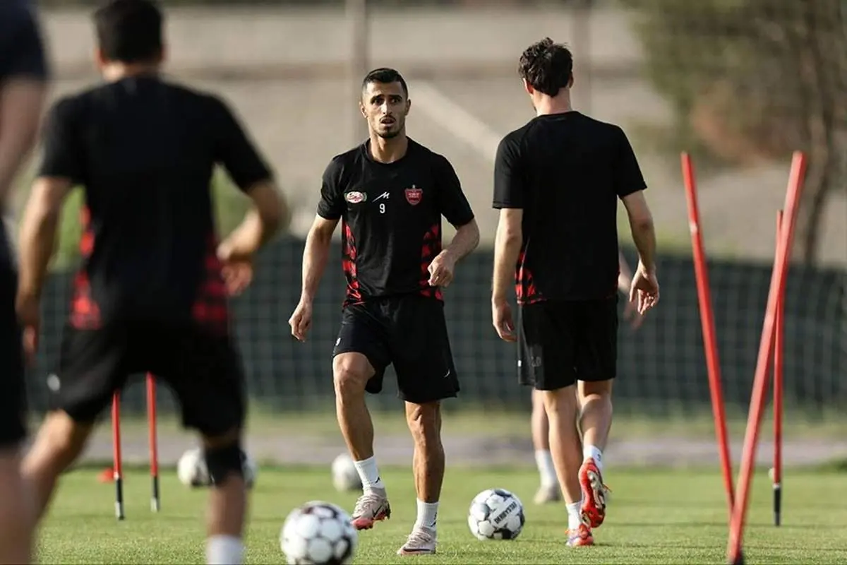 ۲ غایب تمرین امروز پرسپولیس