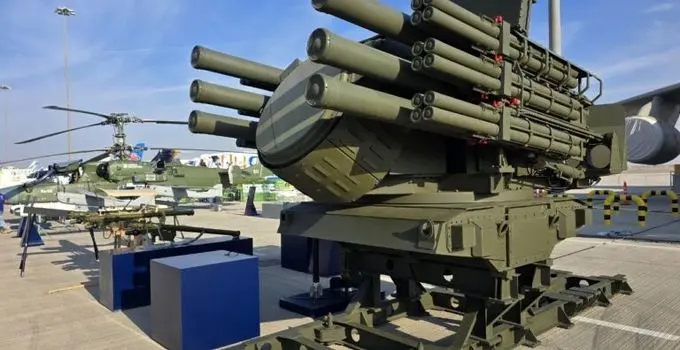 رونمایی روسیه از سامانه جدید ضد پهپاد Pantsir-SMD-E در نمایشگاه هوایی دبی