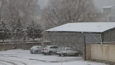 عکس دیدنی از ارتفاع برف در تجریش تهران