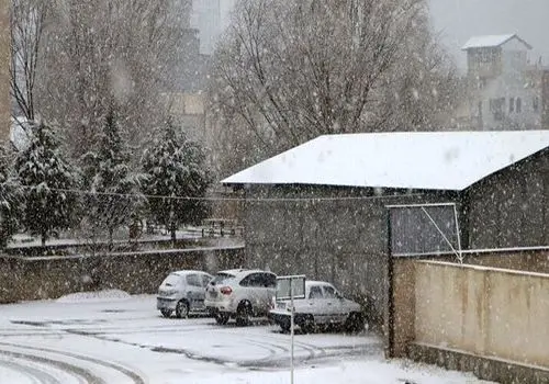 این منطقه تهران در برف غرق شد+ فیلم