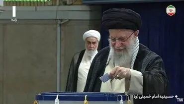 پیام توئیتری سایت رهبر انقلاب اسلامی پس از آغاز رای گیری انتخابات ریاست جمهوری+ عکس
