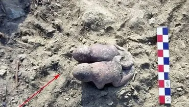  «قورباغه‌های به هم چسبیده» بعد از 3800 سال از زیر خاک بیرون آمدند 