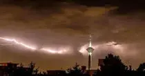 پیش بینی وقوع تندر و آذرخش در تهران
