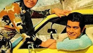 بهروز وثوقی و پوری بنایی در پشت صحنه فیلم قدیمی «خداحافظ تهران» + عکس