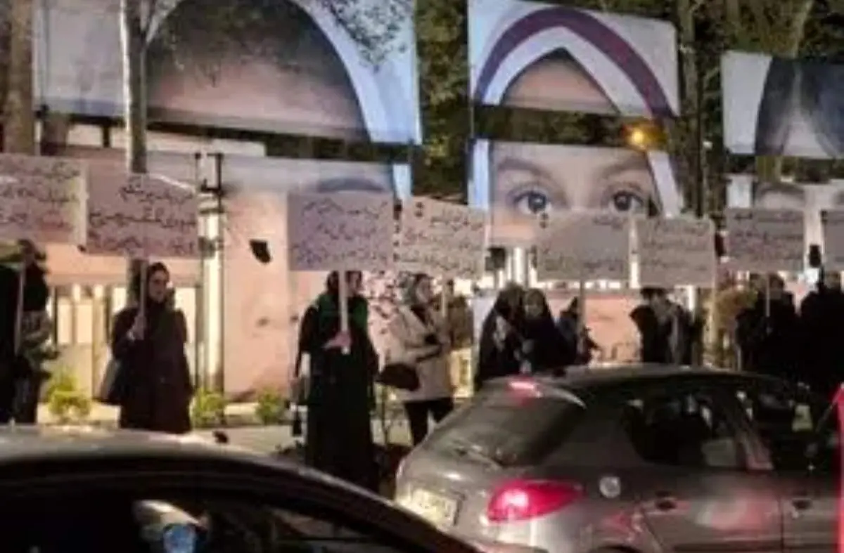 تصاویر متفاوتی که در تجمع دیشبِ تجریش دیده شد