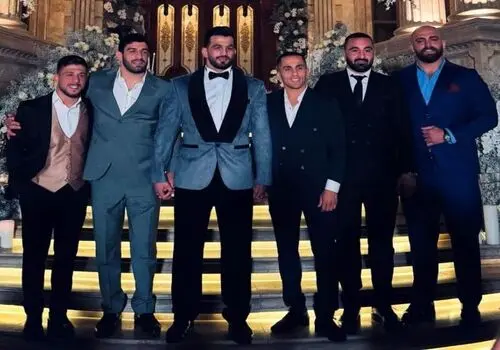 حسن یزدانی و همسرش در مراسم عروسی+ عکس 