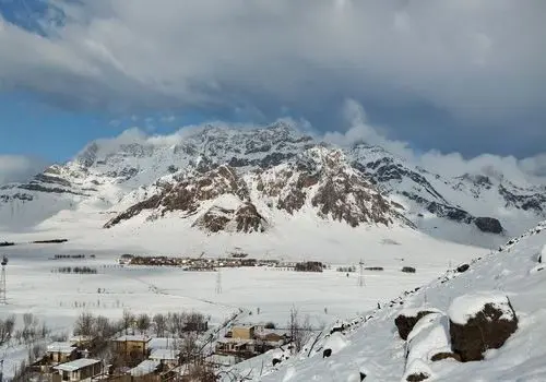 اتفاق عجیب در ولنجک تهران بعد از بارش باران + فیلم