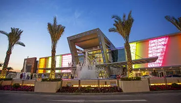 وضعیت یک مرکز خرید در قطر بعد از حمله موشکی ایران + فیلم