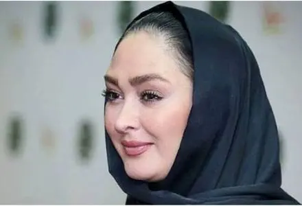 الهام حمیدی در ایام محرم مشکی‌پوش شد