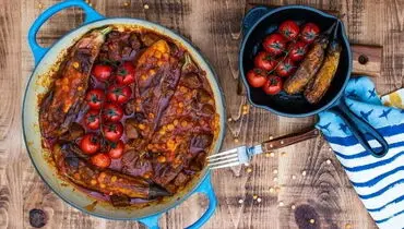 طرز تهیه خورش بادمجان با گوشت چرخ کرده