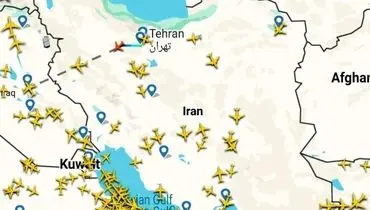 آسمان غرب کشور پس از پایان نوتام بازگشایی شد