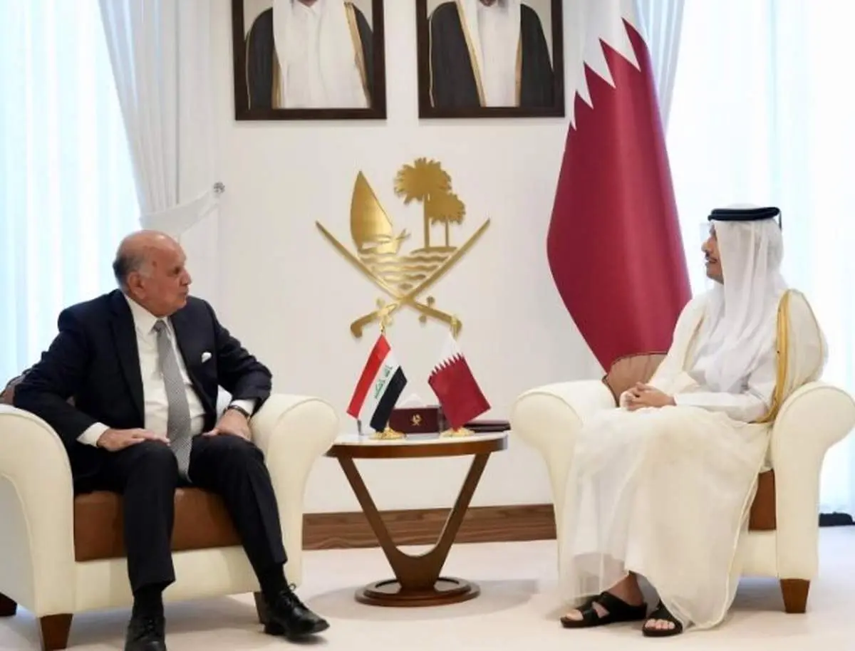 گفت‌وگوی تلفنی وزیران خارجه عراق و قطر