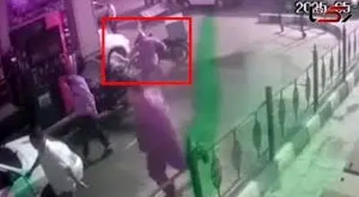 ​بازداشت شرور حمله‌کننده به مردم در پمپ‌بنزین جلال آل احمد+فیلم