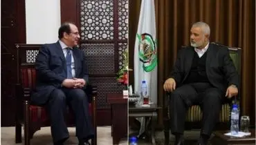 رایزنی هنیه و رئیس اطلاعات مصر درباره مذاکرات