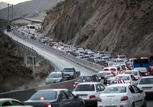 ترافیک سنگین در شمال؛ مسیر جنوب به شمال کندوان یک‌طرفه شد