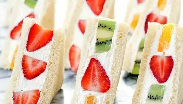 طرز تهیه ساندویچ میوه ژاپنی؛ میان‌وعده‌ای سبک، رنگی و فوق‌العاده محبوب