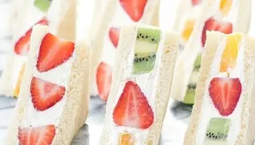 طرز تهیه ساندویچ میوه ژاپنی؛ میان‌وعده‌ای سبک، رنگی و فوق‌العاده محبوب