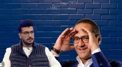فیلم دراز کشیدن ناگهانی رامبد جوان جلوی دوربین برنامه امیرحسین قیاسی / عجیب تر جوراب هایش هم بو کرد