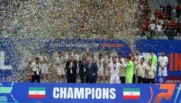  جشن قهرمانی تیم ملی فوتسال به روایت تصویر 