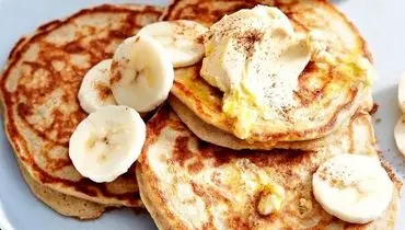 جادوی سه ماده؛ پنکیک موزی در ۱۰ دقیقه