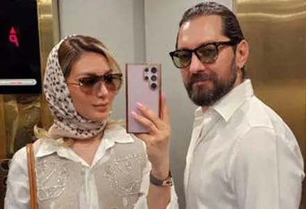 قاب بامزه خانواده بهرام رادان جلب‌توجه کرد