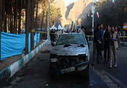 فیلم دیده نشده از انفجار اول حادثه تروریستی کرمان