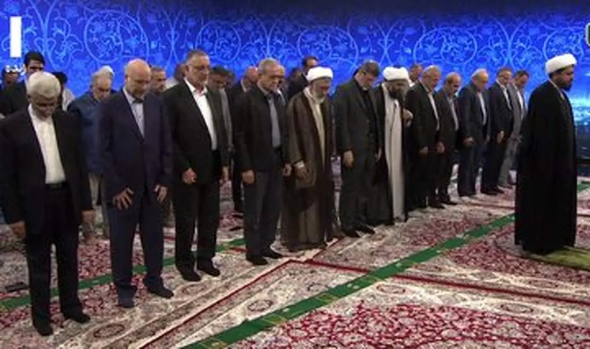نماز خواندن ۶ کاندیدای ریاست جمهوری قبل از مناظره چهارم