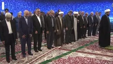 نماز خواندن ۶ کاندیدای ریاست جمهوری قبل از مناظره چهارم