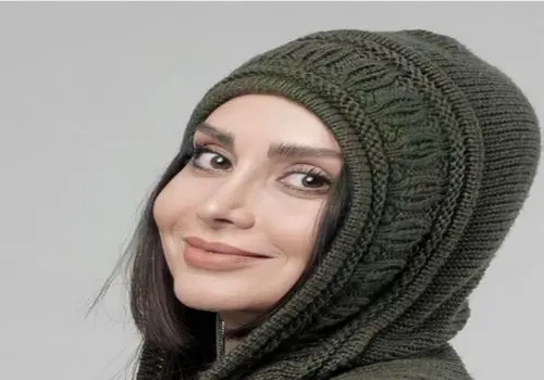 استایل شیک مریم خدارحمی در کلبه اش در جنگلهای شمال