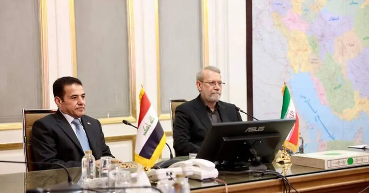 بیانیه بغداد درباره رایزنی لاریجانی و الاعرجی در تهران

