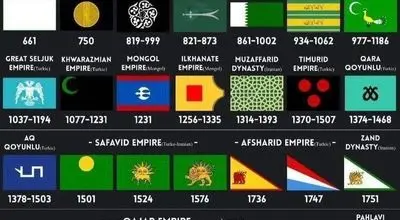 پرچم ایران در طول تاریخ + تصاویر