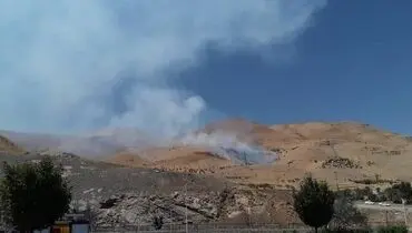 آتش‌سوزی گسترده در کوه آبیدر سنندج+ جزئیات