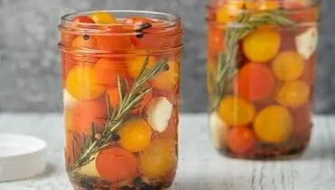 طرز تهیه ترشی گوجه گیلاسی

