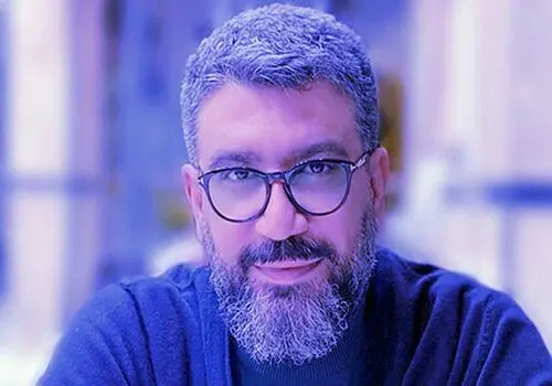  باور می کنید این مرد کچل رضا رشیدپور است؟+ عکس