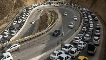 ترافیک سنگین در محورهای منتهی به تهران