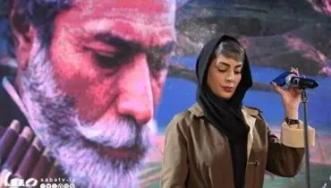 خانم بازیگر سریال گاندو در جشنواره فجر رخ‌نمایی کرد