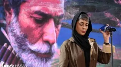 خانم بازیگر سریال گاندو در جشنواره فجر رخ‌نمایی کرد