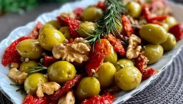 طرز تهیه سالاد زیتون؛ یک پیش‌غذای خوشمزه و متفاوت
