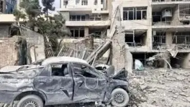 رفتار عجیب گزارشگر با زنی که خانه‌اش منفجر شد/ویدیو 