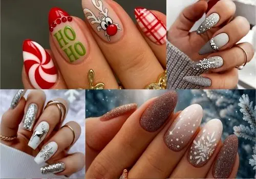 مدلهای فرنچ ناخن مربعی شیک
